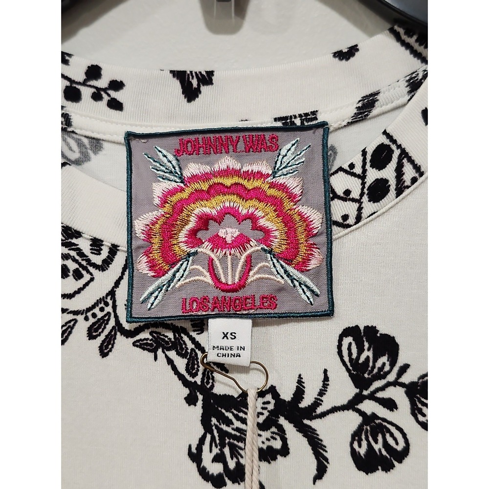 Johnny Was Los Angeles NWT Dress Womens XS Janie Favorite Short Hankerchief Hem - Picture 4 of 16